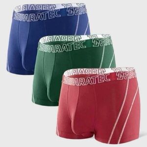 Separatec 2 Dual Pouch Men's Trunks Underwear XL 3-Pack comfortable supportive